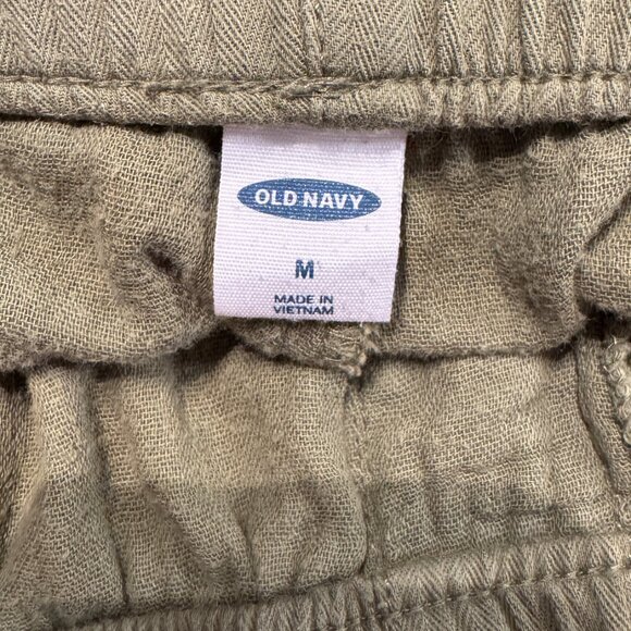Olive Green Cotton Joggers, Medium Old Navy Project Pants - Picture 6 of 11